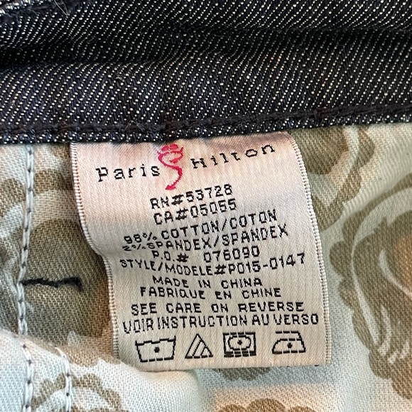 Paris Hilton Studded Jeans Embellished Women Size 29 - Picture 6 of 6
